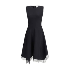 Alexander McQueen Asymmetric midi Dress