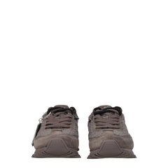 Marc Jacobs Gray Fur Sneakers