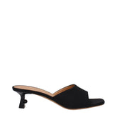 Off-White Black Linen Sandal