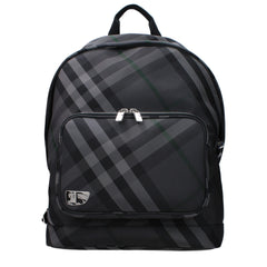 Burberry Gray Fabric Backpack