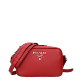 Prada Red Leather Crossbody Bag