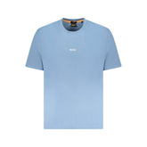 Hugo Boss Blue Cotton T-Shirt