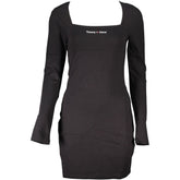 Tommy Hilfiger Black Elastane Dress