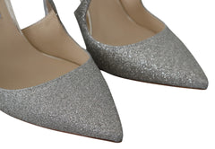 Zapatos de tacón de piel Jimmy Choo Platinum Ice Lancer: elegancia refinada