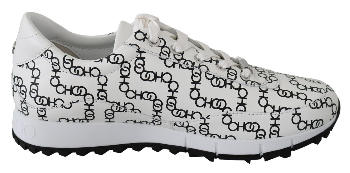 Jimmy Choo - Elegantes zapatillas de piel monocromáticas