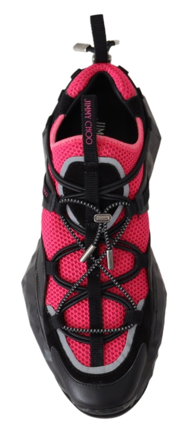Jimmy Choo Electric Elegance Zapatillas de malla de cuero