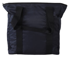 Elegante bolso tote de nailon azul de Versace