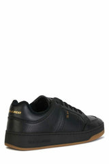 Zapatillas bajas elegantes de cuero negro de Saint Laurent