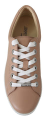 Zapatillas Jimmy Choo de piel napa rosa empolvado