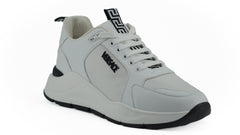 Zapatillas Versace Sleek de piel de becerro blanca
