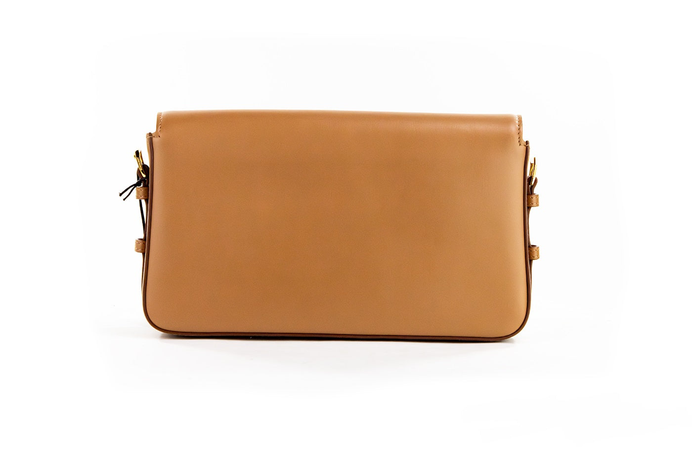Bolso de mano Burberry Grace pequeño de piel lisa color nuez moscada con solapa y bandolera