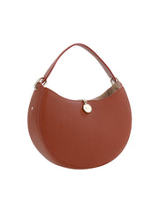 Bolso de hombro pequeño Arlène de piel marrón sepia de Chloé