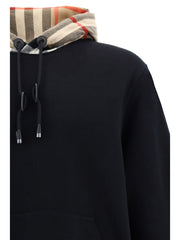 Sudadera con capucha elegante extragrande Samuel de Burberry en negro