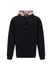 Sudadera con capucha elegante extragrande Samuel de Burberry en negro