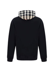 Sudadera con capucha elegante extragrande Samuel de Burberry en negro