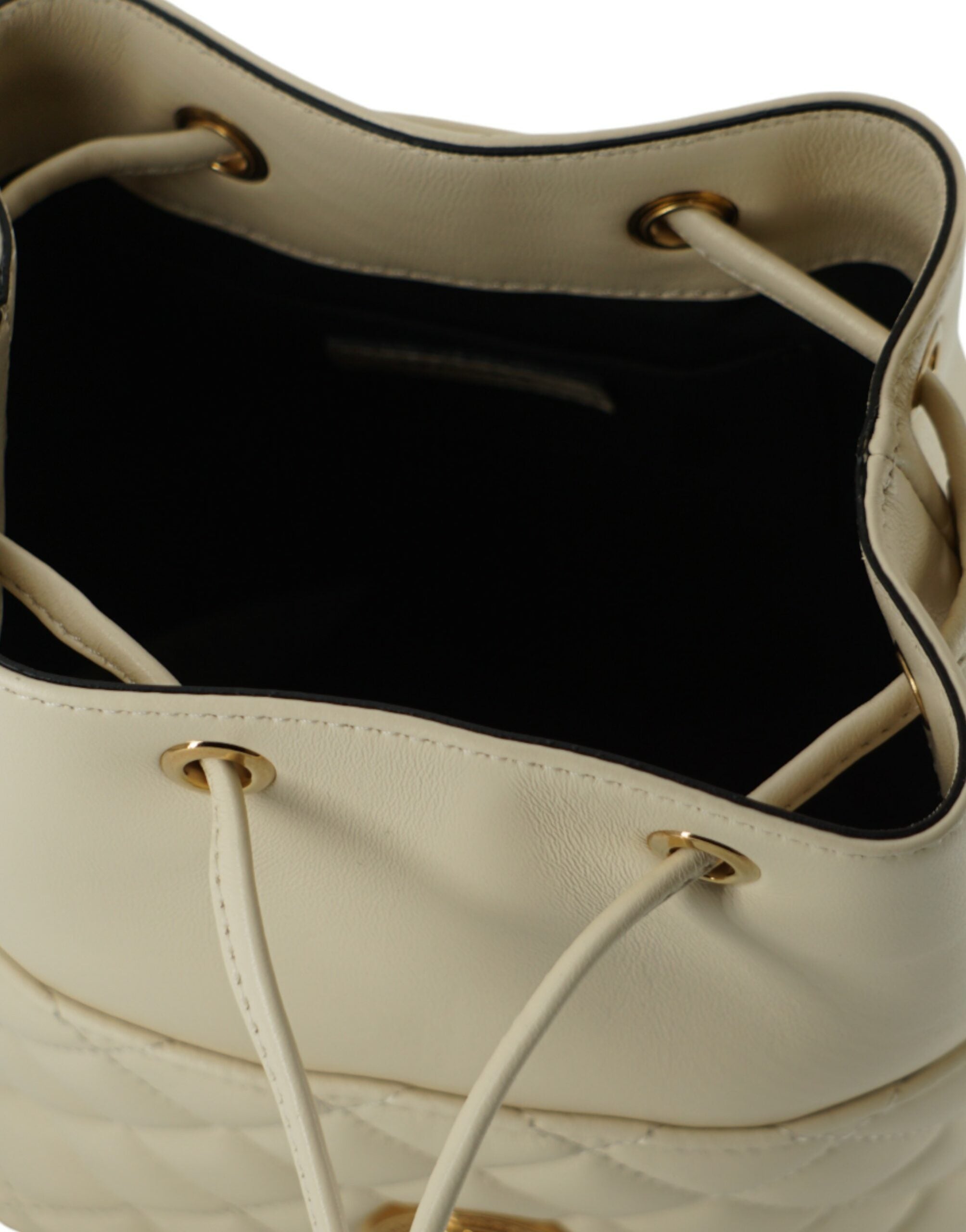 Bolso bandolera elegante pequeño de piel blanca de Versace