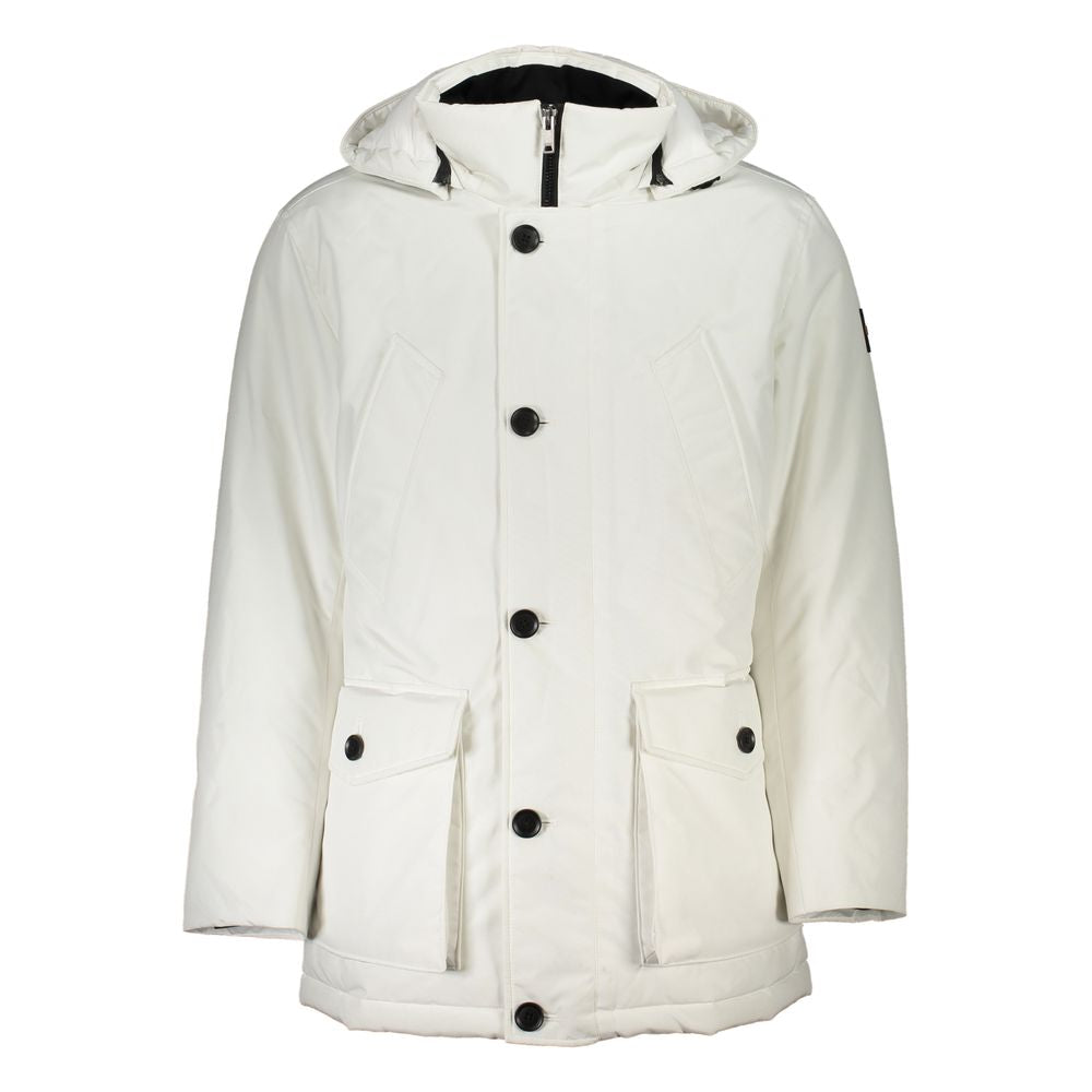 Chaqueta de poliamida blanca para hombre de Hugo Boss