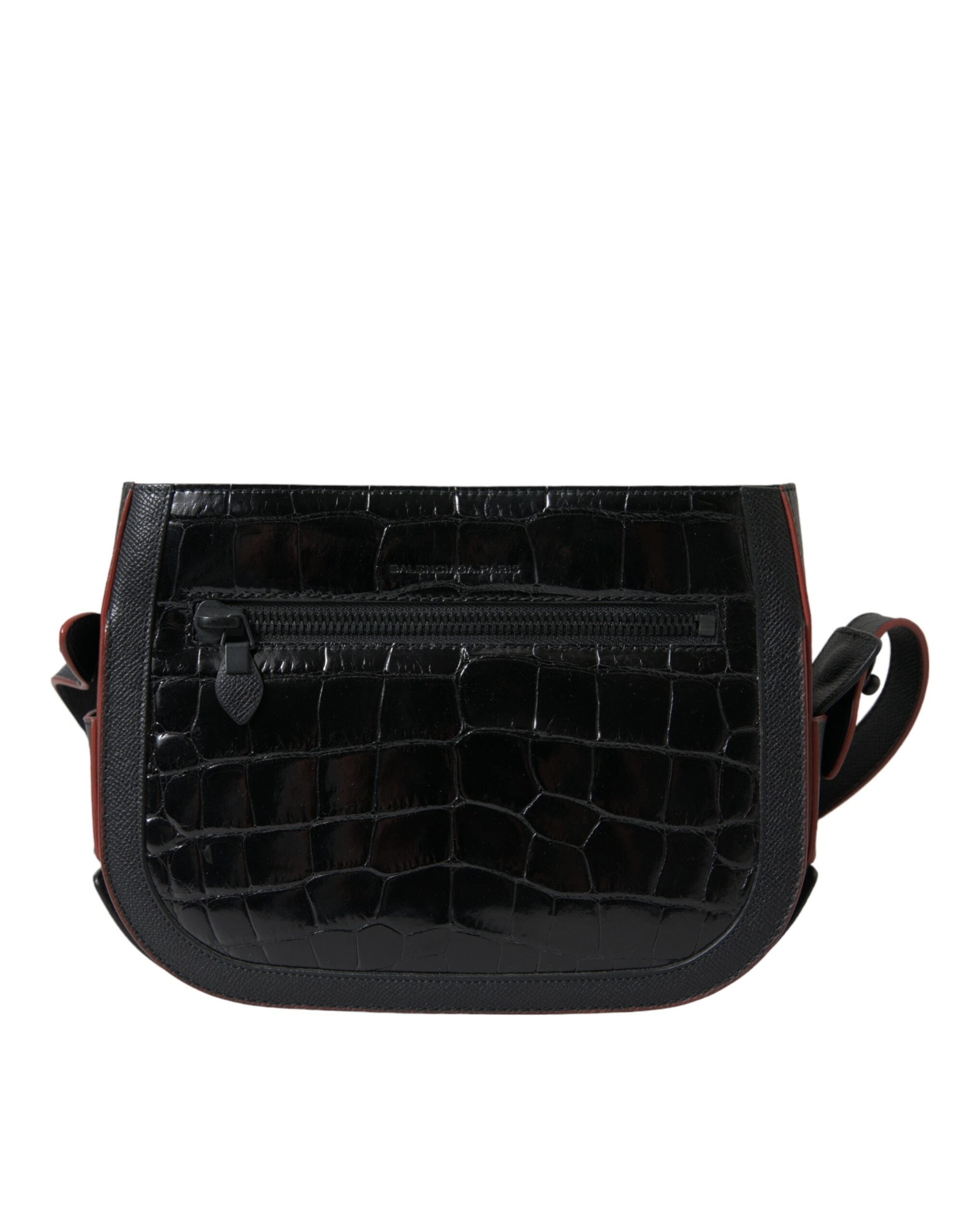 Bolso de cámara elegante de piel exótica de Balenciaga