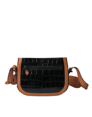 Elegante bolso para cámara de piel de cocodrilo de Balenciaga