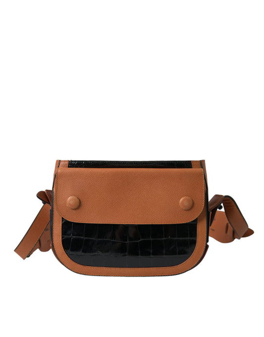 Elegante bolso para cámara de piel de cocodrilo de Balenciaga