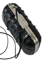 Elegante bolso de noche de piel de cocodrilo de Balenciaga