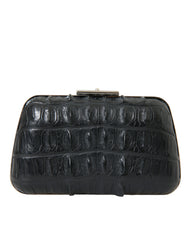 Elegante bolso de noche de piel de cocodrilo de Balenciaga