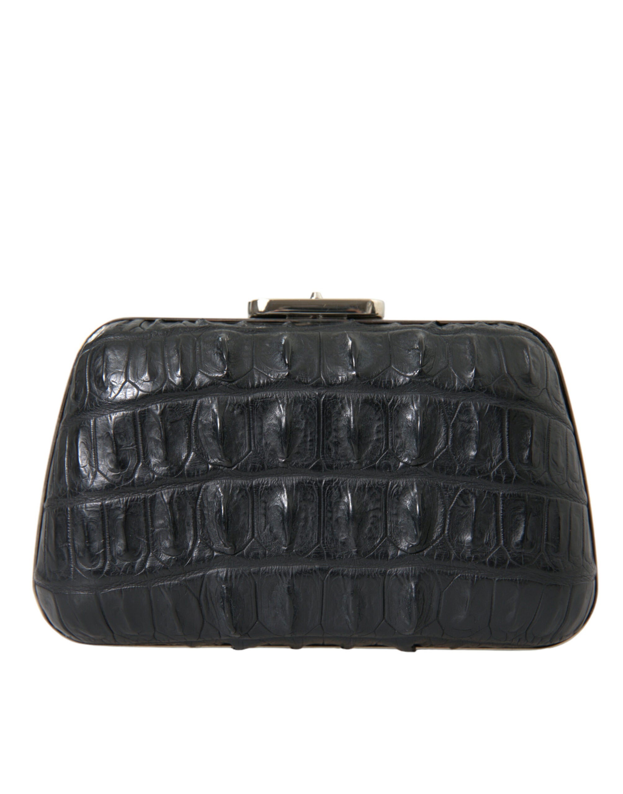 Elegante bolso de noche de piel de cocodrilo de Balenciaga