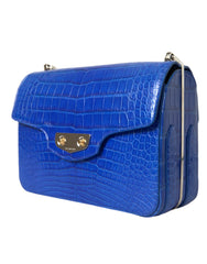 Bolso de hombro Balenciaga Chic de piel de caimán con cadena