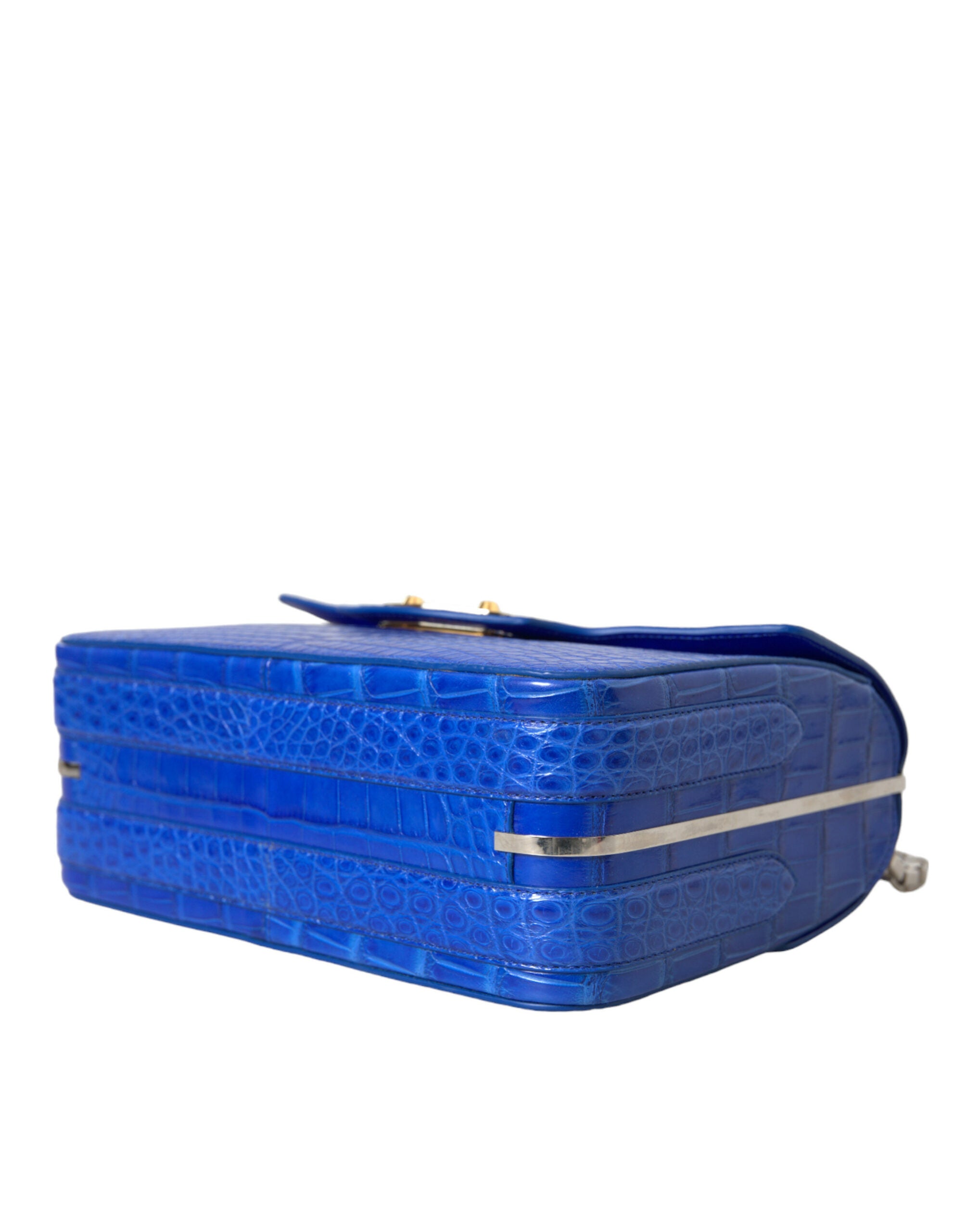 Bolso de hombro Balenciaga Chic de piel de caimán con cadena
