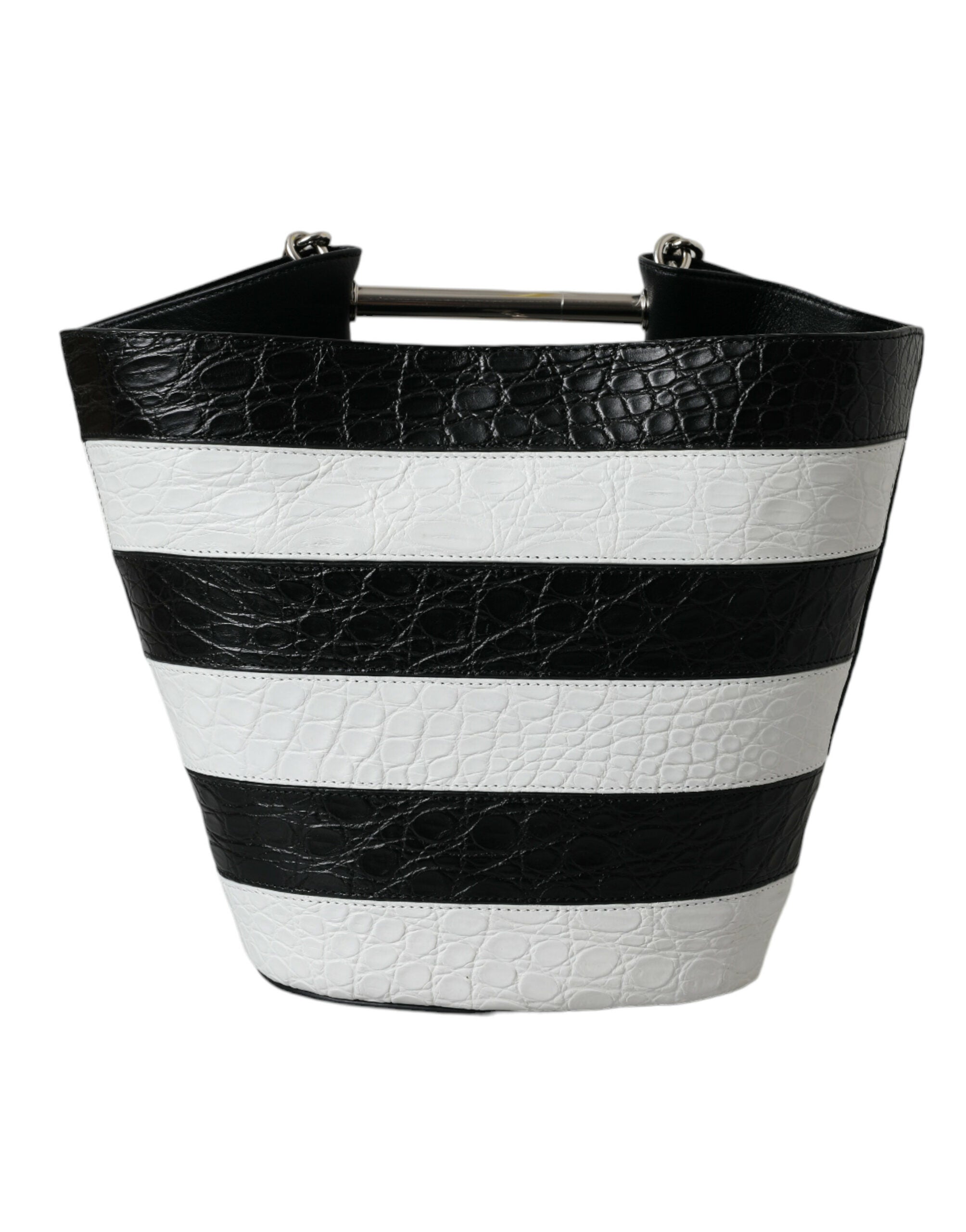 Bolso maxi estilo cubo Balenciaga Chic de piel de cocodrilo