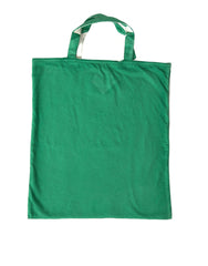 Elegante bolso tote de tela verde de Prada
