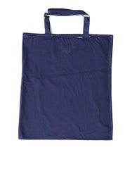Elegante bolso tote azul de Prada para salidas elegantes