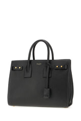 Bolso Sac De Jour de piel de becerro negro de Saint Laurent