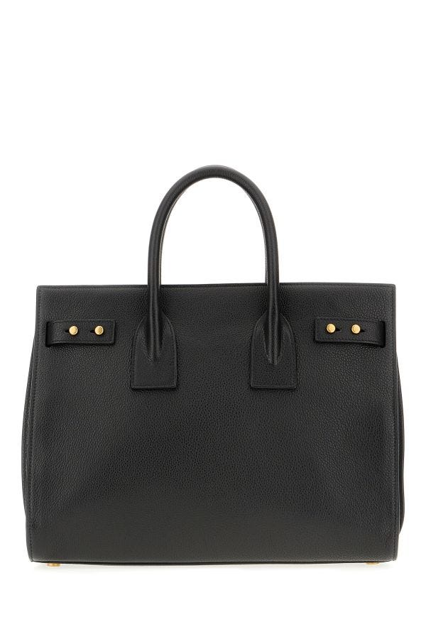 Bolso Sac De Jour de piel de becerro negro de Saint Laurent