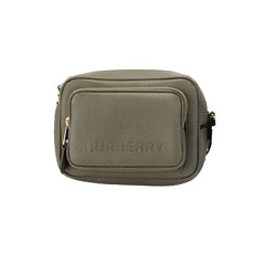 Bolso bandolera pequeño para cámara de piel granulada verde helecho oscuro de la marca Burberry