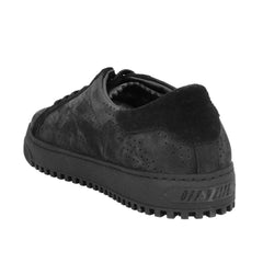 Zapatillas Off-White de piel de becerro negra para mujer