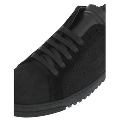 Zapatillas Off-White de piel de becerro negra para mujer