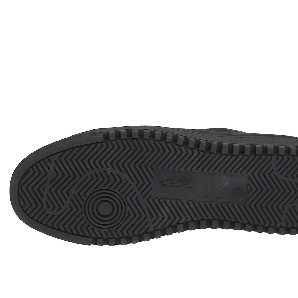 Zapatillas Off-White de piel de becerro negra para mujer