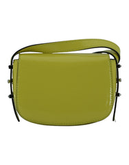 Bolso de hombro pequeño de piel amarillo lima Jimmy Choo