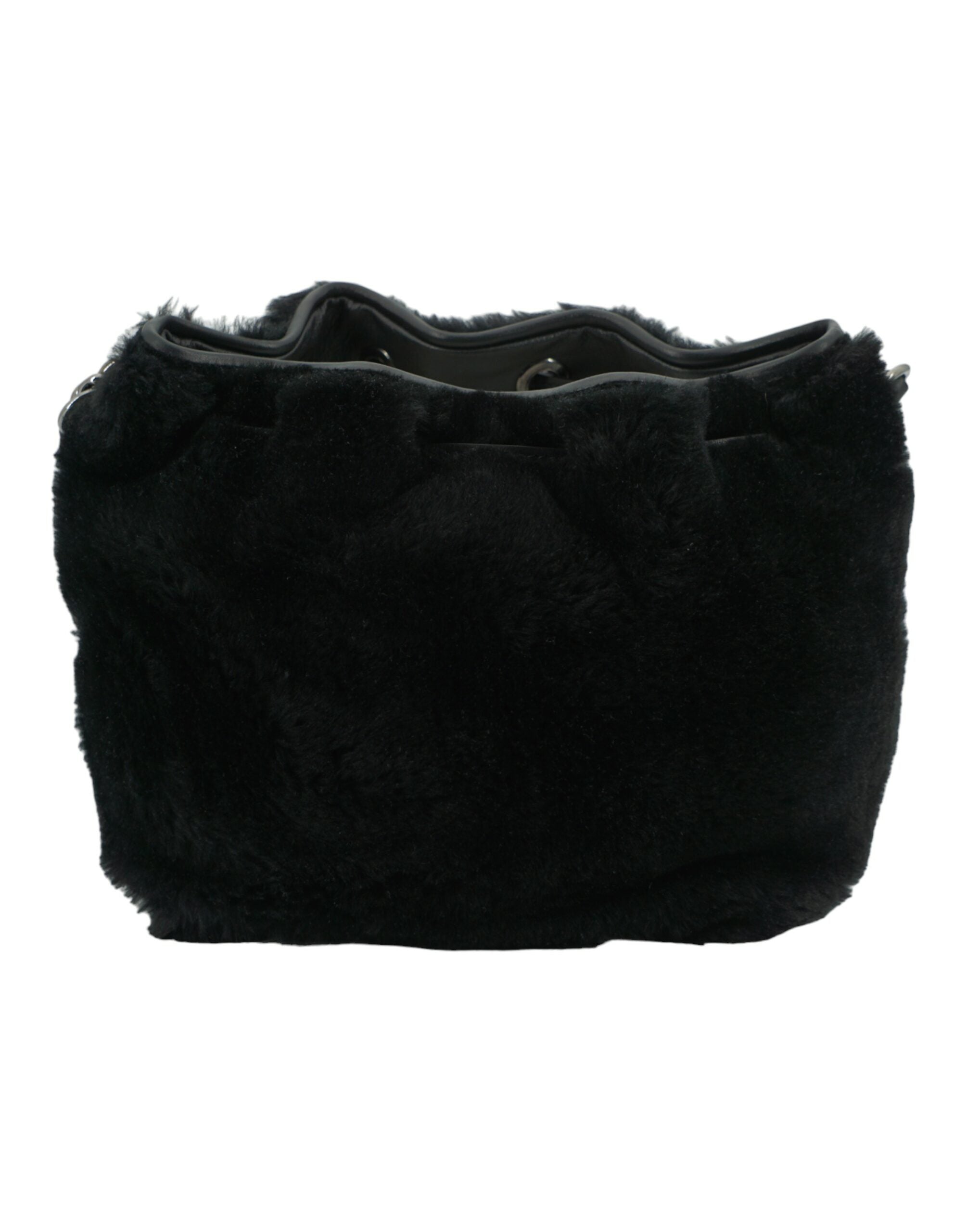 Bolso de mano y hombro de piel negra Jimmy Choo
