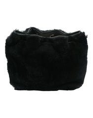 Bolso de mano y hombro de piel negra Jimmy Choo