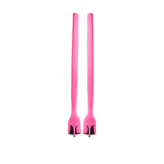 Botines elegantes de poliéster rosa de Balenciaga