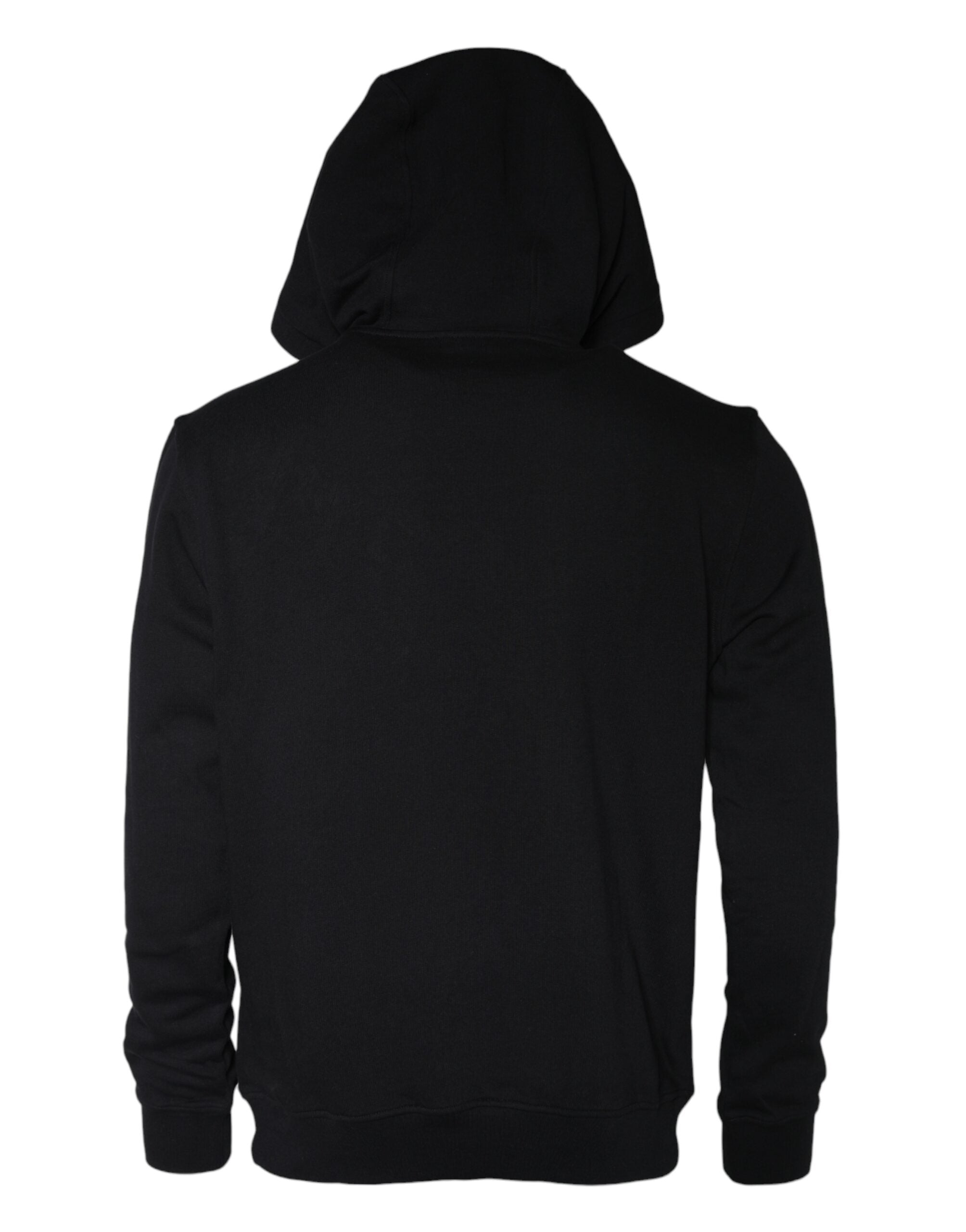 Sudadera con capucha y estampado de Medusa en algodón negro de Versace