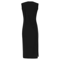 Vestido Versace de viscosa negra para mujer