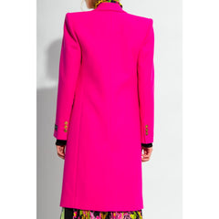 Chaquetas y abrigos de viscosa fucsia de Versace