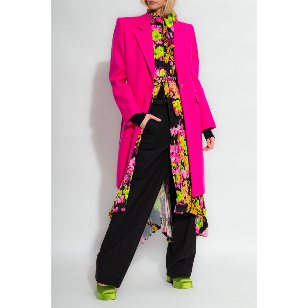 Chaquetas y abrigos de viscosa fucsia de Versace