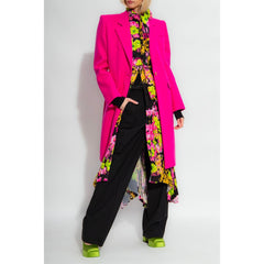 Chaquetas y abrigos de viscosa fucsia de Versace