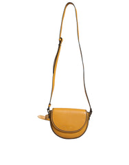 Bolso bandolera Brunello Cucinelli de piel marrón claro con logotipo y correa para la cintura