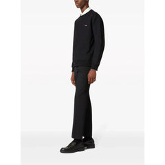 Suéter de algodón negro Valentino