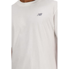 Camiseta de algodón blanca New Balance